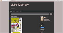 Desktop Screenshot of clairemcinally.blogspot.com