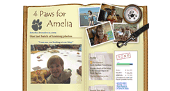 Desktop Screenshot of 4paws4amelia.blogspot.com