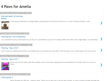 Tablet Screenshot of 4paws4amelia.blogspot.com