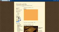 Desktop Screenshot of dovetailsandales.blogspot.com