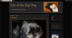 Desktop Screenshot of eyeofthebigdog.blogspot.com