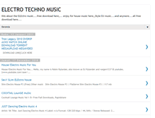 Tablet Screenshot of electro-techno-music.blogspot.com