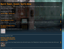 Tablet Screenshot of burnttoastsweetteathyme.blogspot.com