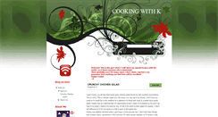 Desktop Screenshot of cookingwithk.blogspot.com