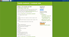 Desktop Screenshot of familiamudaevendetudo.blogspot.com