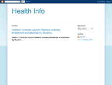 Tablet Screenshot of gohealthinfo.blogspot.com