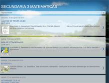 Tablet Screenshot of matematicas3madero.blogspot.com