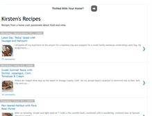 Tablet Screenshot of homecookkirsten.blogspot.com