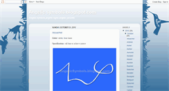 Desktop Screenshot of angelicsymbols.blogspot.com