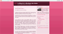 Desktop Screenshot of laboutiquedeshalles.blogspot.com