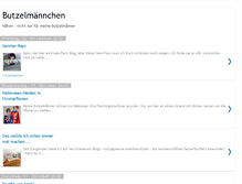 Tablet Screenshot of butzelmaennchen.blogspot.com