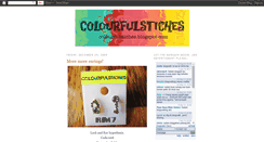 Desktop Screenshot of colourfulstiches.blogspot.com