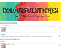 Tablet Screenshot of colourfulstiches.blogspot.com