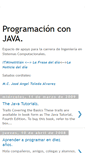 Mobile Screenshot of programacionconjava.blogspot.com