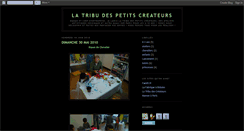 Desktop Screenshot of latribudespetitscreateurs.blogspot.com