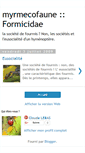 Mobile Screenshot of myrmecofaune.blogspot.com
