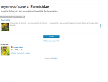Tablet Screenshot of myrmecofaune.blogspot.com