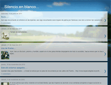 Tablet Screenshot of elsilencioenblanco.blogspot.com