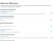 Tablet Screenshot of makethediference.blogspot.com