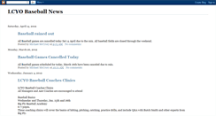 Desktop Screenshot of lcyobaseballnews.blogspot.com