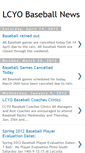 Mobile Screenshot of lcyobaseballnews.blogspot.com
