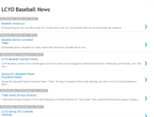 Tablet Screenshot of lcyobaseballnews.blogspot.com