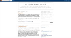 Desktop Screenshot of headinghomeagain.blogspot.com