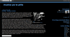 Desktop Screenshot of musicapalapina.blogspot.com