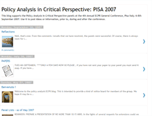 Tablet Screenshot of ecprpolicyanalysis.blogspot.com