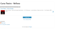 Tablet Screenshot of cursoteatro-reflexo.blogspot.com