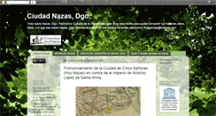 Desktop Screenshot of ciudadnazasdurango.blogspot.com