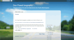Desktop Screenshot of donpowellbio.blogspot.com