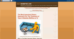 Desktop Screenshot of diabetes-log.blogspot.com
