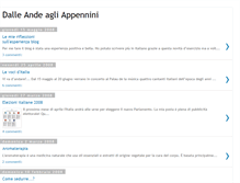 Tablet Screenshot of dalleandeagliappennini.blogspot.com