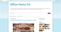 Desktop Screenshot of marilynreanaskyart.blogspot.com