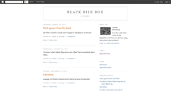 Desktop Screenshot of blackbilebox.blogspot.com