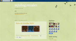Desktop Screenshot of mjuliagonzalez.blogspot.com