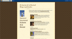 Desktop Screenshot of elrincondelalibertadblogs1.blogspot.com