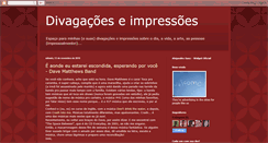 Desktop Screenshot of divagacoeseimpressoes.blogspot.com