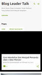 Mobile Screenshot of blogleadertalk.blogspot.com