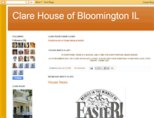 Tablet Screenshot of clarehouseofbloomingtonil.blogspot.com