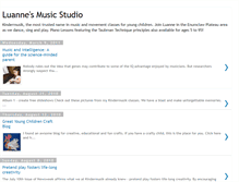 Tablet Screenshot of luannesmusicstudio.blogspot.com