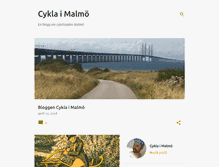 Tablet Screenshot of cyklaimalmo.blogspot.com