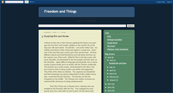 Desktop Screenshot of grantmefreedom.blogspot.com