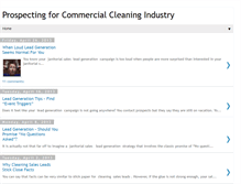 Tablet Screenshot of cleaningleads.blogspot.com