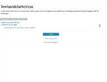 Tablet Screenshot of lewisandclarkcircus.blogspot.com