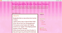 Desktop Screenshot of mudpuddlekids.blogspot.com