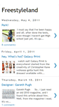 Mobile Screenshot of freestyleland.blogspot.com