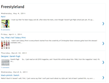 Tablet Screenshot of freestyleland.blogspot.com