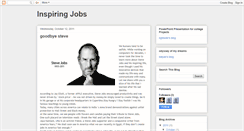 Desktop Screenshot of inspiringjobs.blogspot.com